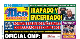 Portada Diario El Men (30/1/2026)
