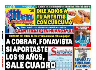 Portada Diario El Men (31/1/2026)