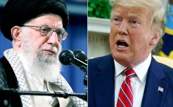 Ali Khamenei y Donald Trump