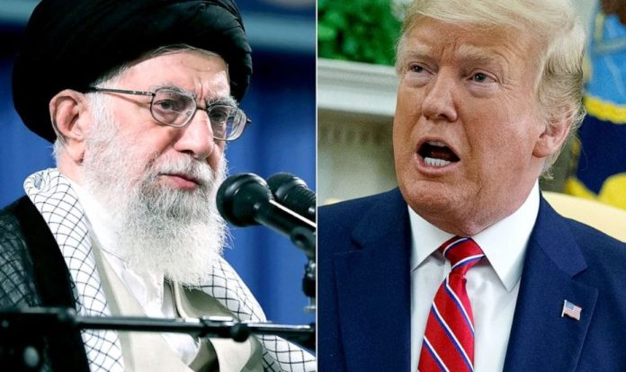 Ali Khamenei y Donald Trump