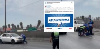 Atropella a fiscalizador de Sutran y se da a la fuga