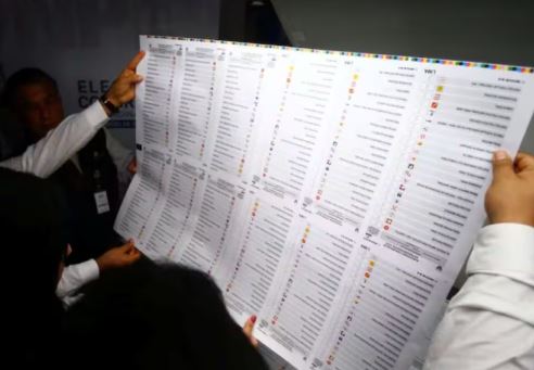 Cédula de sufragio Elecciones Generales 2026 Cédula de sufragio Elecciones Generales 2026