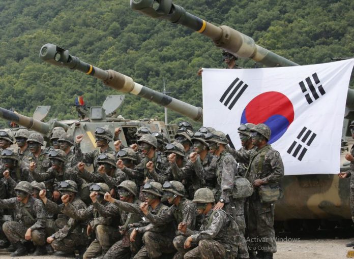 Corea del Sur alista ejército Corea del Sur alista ejército