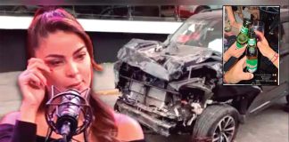 Laura celebró antes de chocar y será operada Laura celebró antes de chocar y será operada