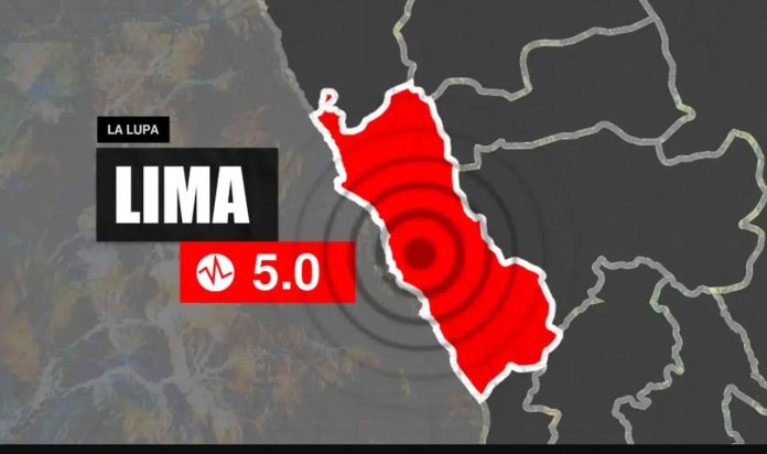Lima tembló por la tarde