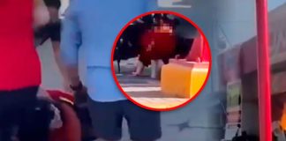 Mujer en llamas por muerte de ‘El Mencho’ Mujer en llamas por muerte de ‘El Mencho’