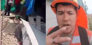 Muro mata a obrero Muro mata a obrero