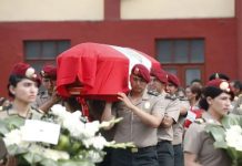 Dieron homenaje a policía héroe Patrick Hiroshi Ospina Orihuela