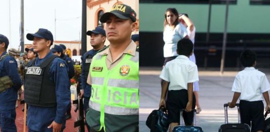 Policía reforzará más seguridad en colegios Policía reforzará más seguridad en colegios
