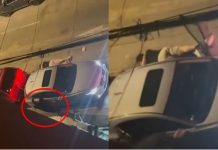 Roban y dejan a familia en el piso