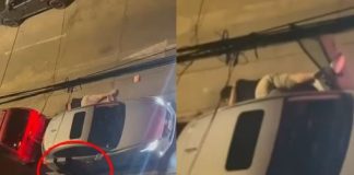 Roban y dejan a familia en el piso