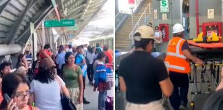 Se mete a vías del Metro y cierran tres estaciones