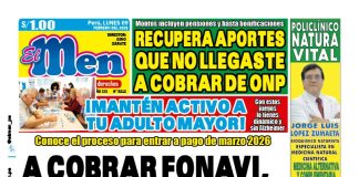 Portada Diario El Men (9/2/2026)