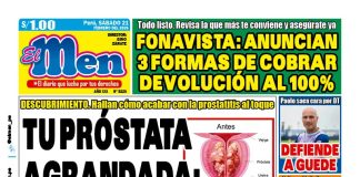 Portada Diario El Men (21/2/2026) Portada Diario El Men (21/2/2026)