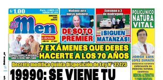 Portada Diario El Men (23/2/2026)