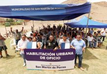 SMP: Más de 100 familias recibieron la habilitación urbana, ahora van por su ansiada titulación