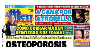 Portada Diario El Men (27/2/2026)