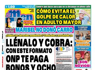 Portada Diario El Men (28/2/2026)