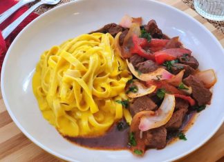 fetuccini a la huancaína