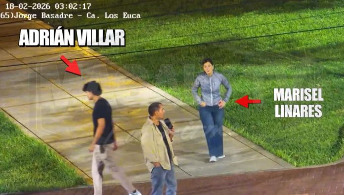 periodista Marisel Linares fue hasta el lugar del accidente en San Isidro, horas después que su hijastro Adrián Villar atropellara a la deportista Lizeth Marzano