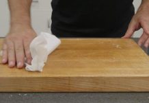 tabla de madera para cocina