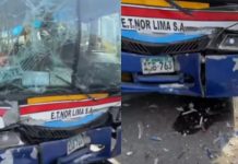 25 heridos en un choque de buses