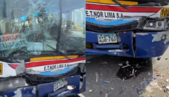 25 heridos en un choque de buses 25 heridos en un choque de buses