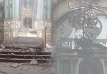 Colapsó techo de histórica iglesia San Lázaro