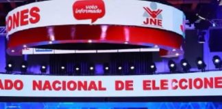 Debate presidencial en el Centro de Convenciones de Lima