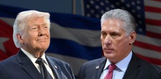 Donald Trump y Miguel Díaz-Canel