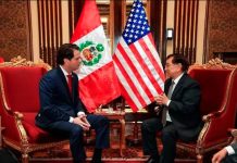 José María Balcázar se reunió con el embajador gringo