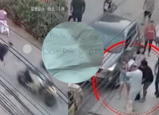Lo balean delante de su hija en SJM