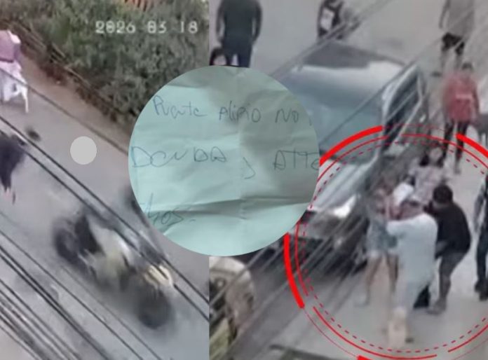 Lo balean delante de su hija en SJM Lo balean delante de su hija en SJM