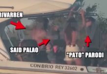 Los ampayan en juergón a Mario Irivarren y Said Palao