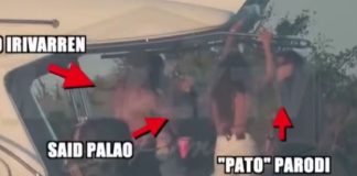 Los ampayan en juergón a Mario Irivarren y Said Palao