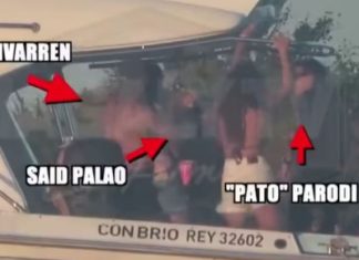 Los ampayan en juergón a Mario Irivarren y Said Palao