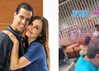 Maju Mantilla y Gustavo Salcedo fueron ‘ampayados’