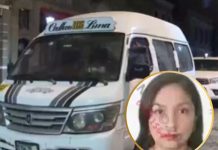 Matan a mujer dentro de combi