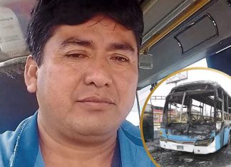 Murió chofer quemado por extorsionadores Murió José Cumpa Chavesta , chofer quemado por extorsionadores