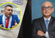 Notario dice que sello de donación es falso