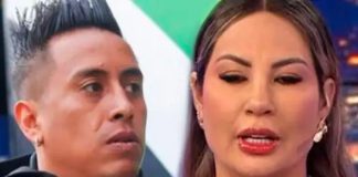 Pamela López y Christian Cueva