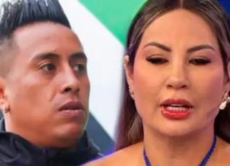 Pamela López y Christian Cueva
