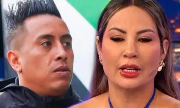 Pamela López y Christian Cueva Pamela López y Christian Cueva