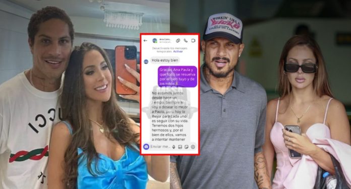 Paolo Guerrero y Ana Paula Consorte