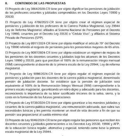Parte de la norma que dispone ejecución de pensión de 3,500 soles