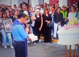 Restos de Manolo fueron homenajeados en Huaral