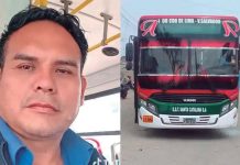 Se hace pasar por pasajero y asesina a chofer de empresa Santa Catalina