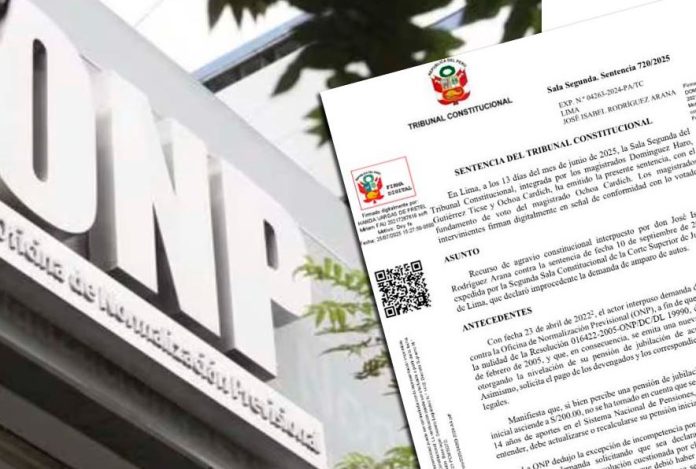 Sentencias del TC ordenan incremento de pensión Sentencias del TC ordenan incremento de pensión