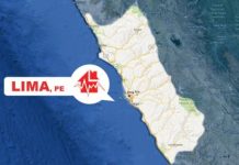 Ssismo de magnitud 3.8 se registró frente a las costas del distrito de Chilca