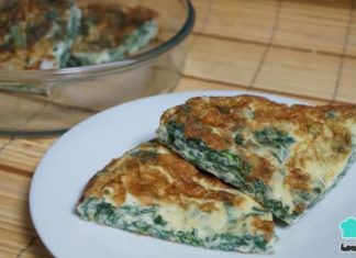 Tortilla de acelgas al horno